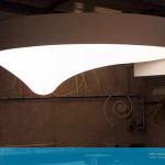 Zdjęcie przedstawiające niecodzienny kształt lamp wielkoformatowych