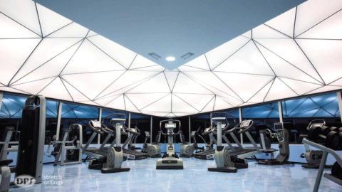 sufit 3d siłownia