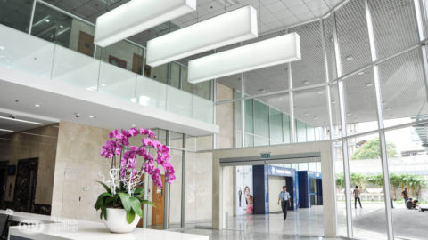 panele led w kształcie prostokąta