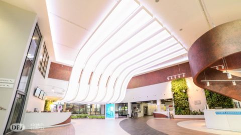 Sufit napinany - Fale